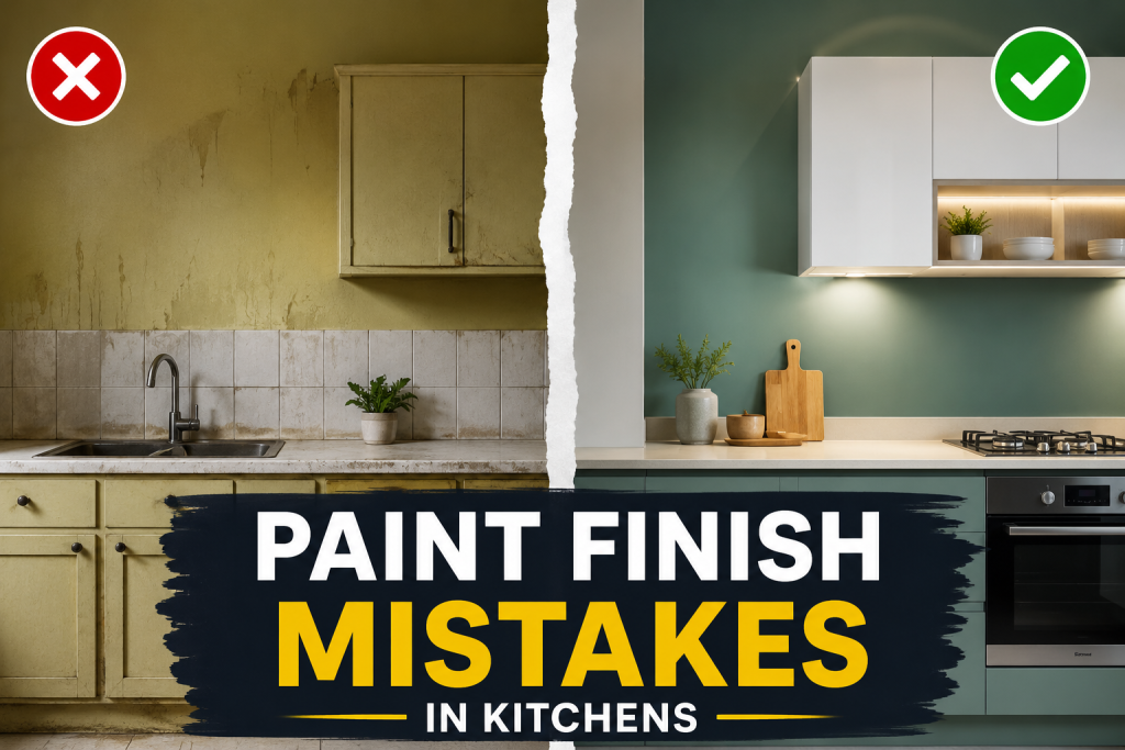 Common Mistakes in the Best Paint Finish for Kitchens
