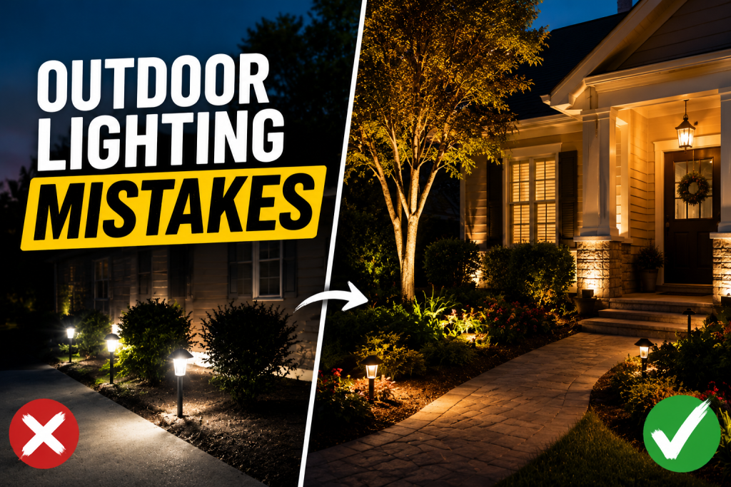 Common Outdoor Lighting Mistakes