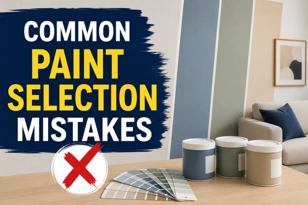 Common Paint Selection Mistakes