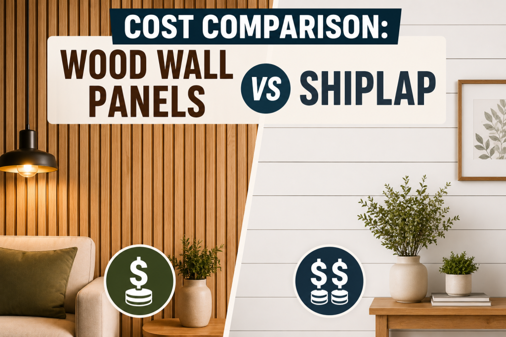 Cost Comparison Wood Wall Panels vs Shiplap