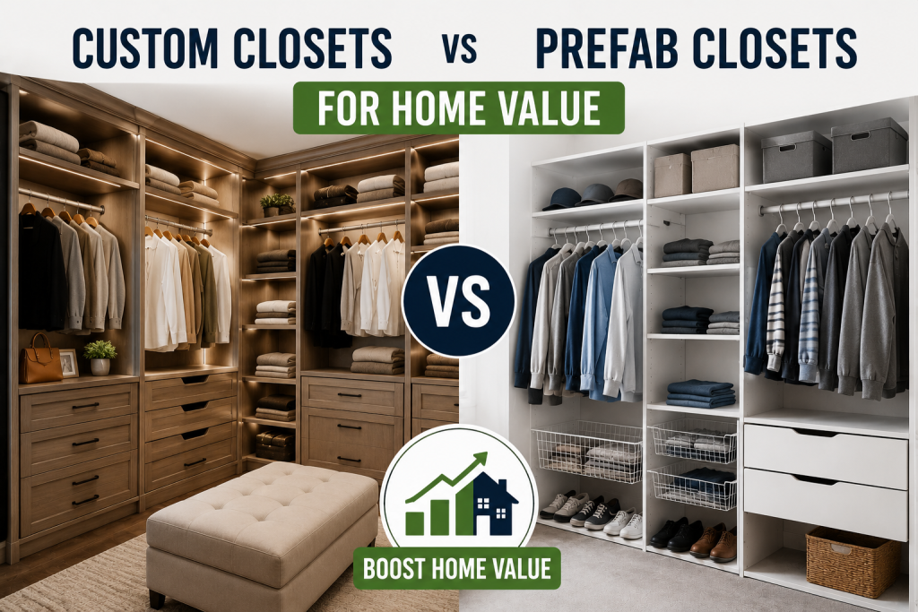 Custom Closets vs Prefab Closets for Home Value