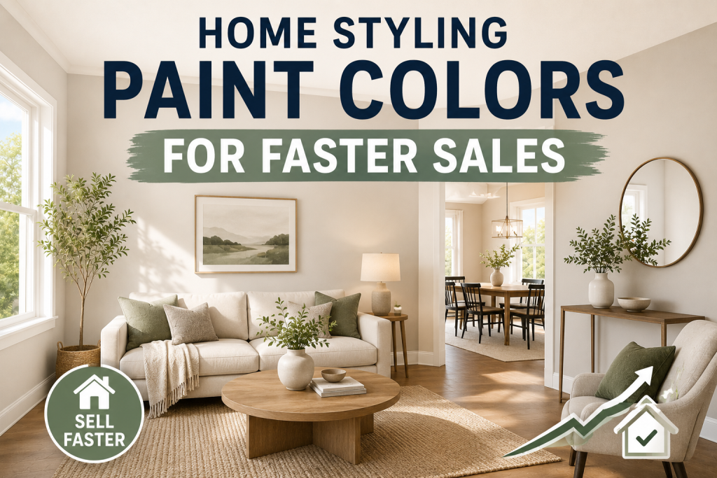 Home Styling Paint Colors for Faster Sales