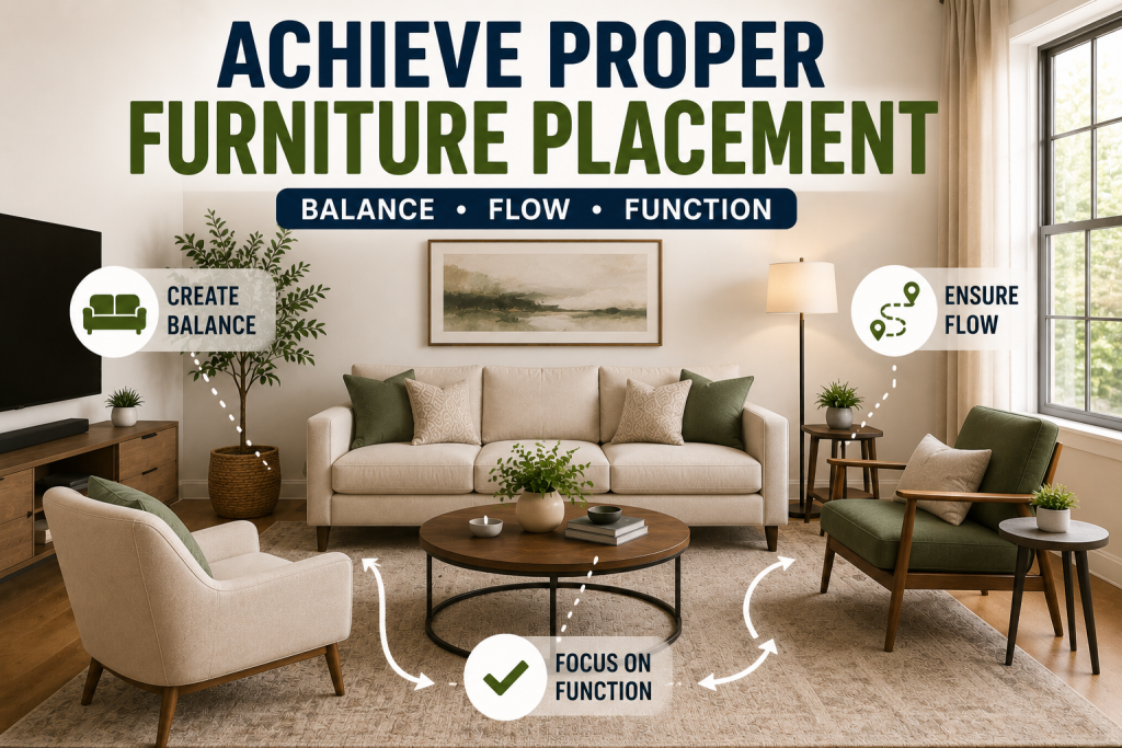 How to Achieve Proper Furniture Placement