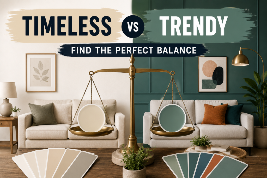 How to Balance Timeless vs Trendy Paint Colors