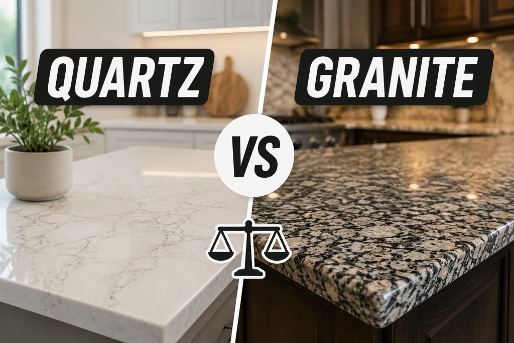How to Choose Between Quartz vs Granite Countertops