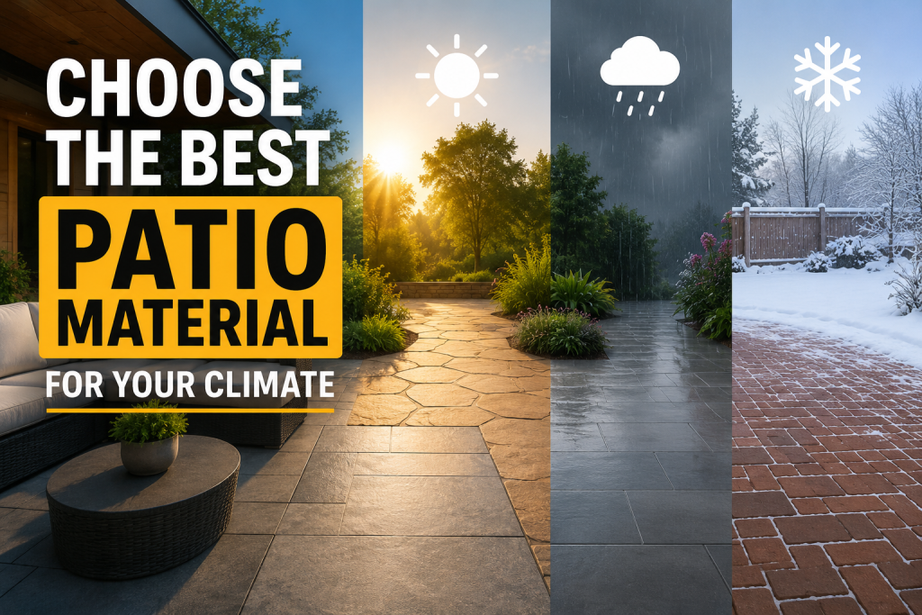 How to Choose the Best Patio Material for Your Climate