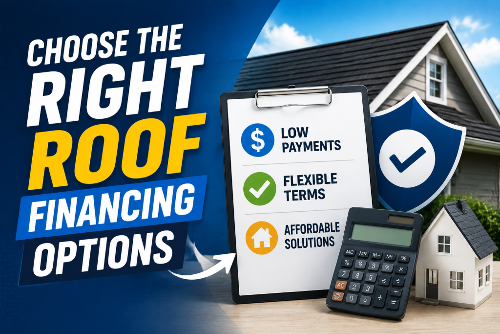 How to Choose the Right Roof Financing Options