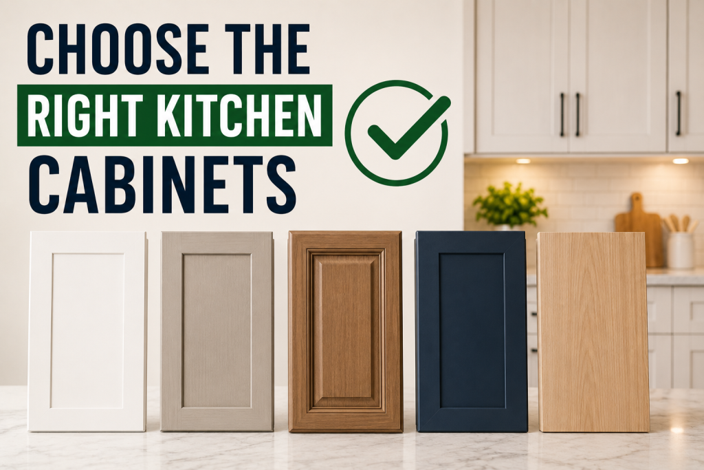 How to Choose the Right Types of Kitchen Cabinets