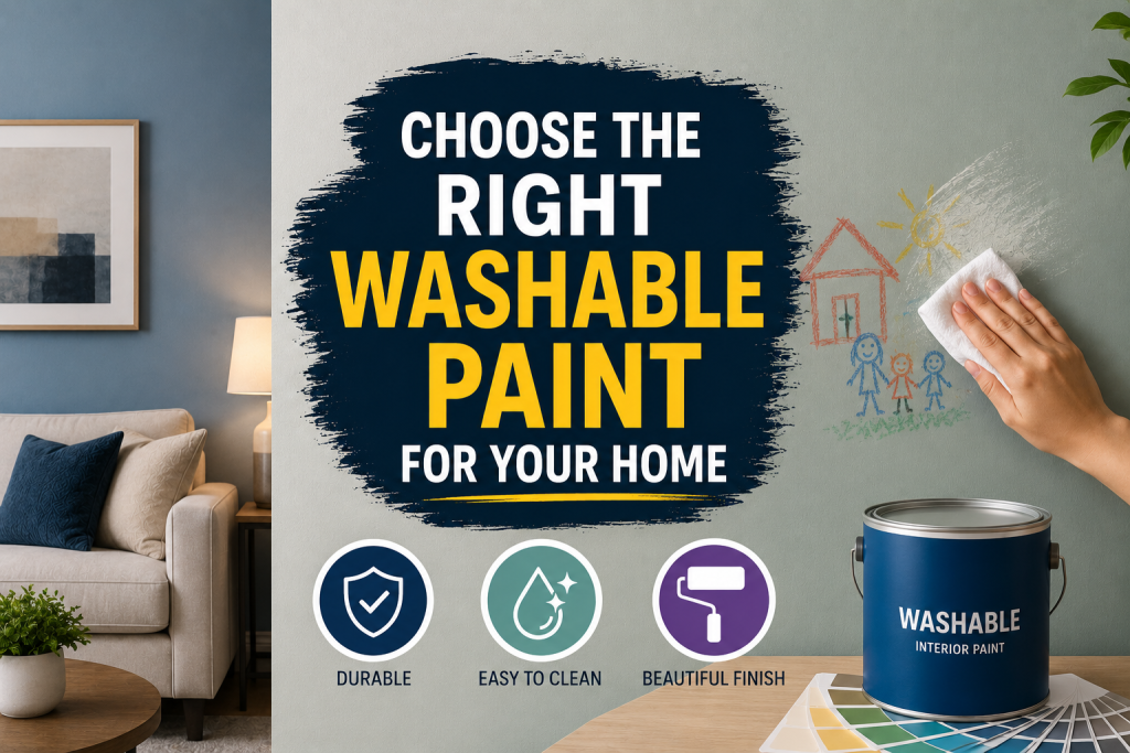 How to Choose the Right Washable Paint for Your Home
