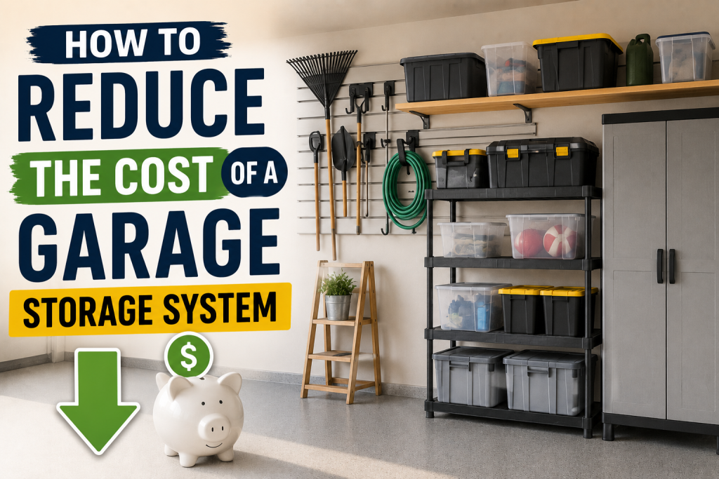 How to Reduce the Cost of a Garage Storage System