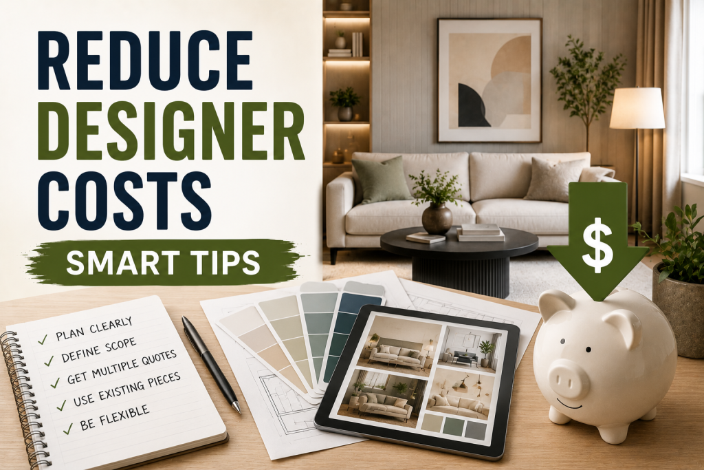 How to Reduce the Cost to Hire an Interior Designer