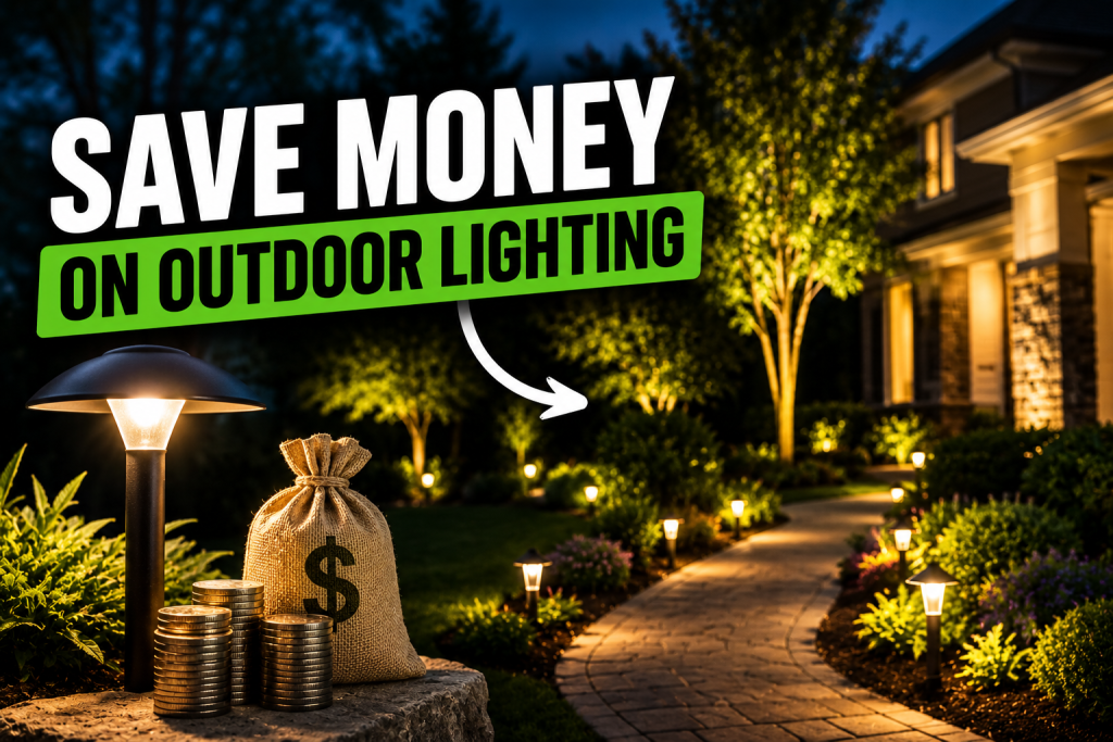 How to Save Money on Outdoor Lighting Installation Cost