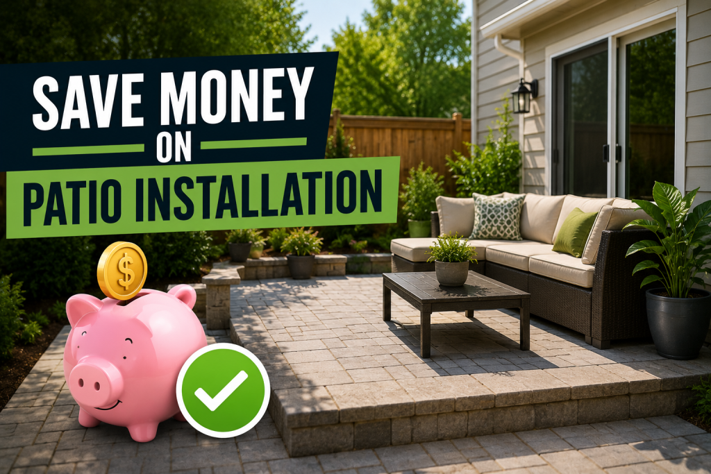 How to Save Money on Patio Installation