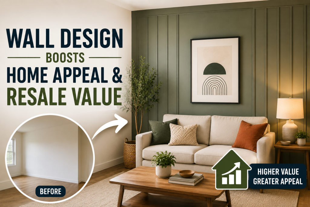 Importance of Wall Design for Resale Value and Home Appeal