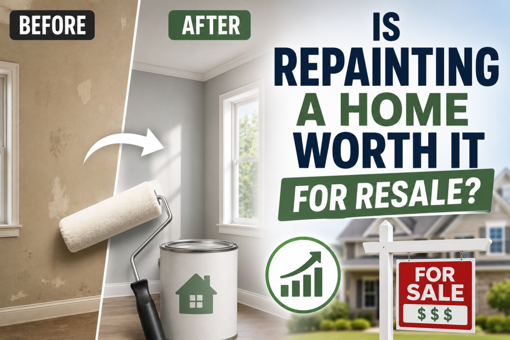 Is Repainting a Home Worth It for Resale