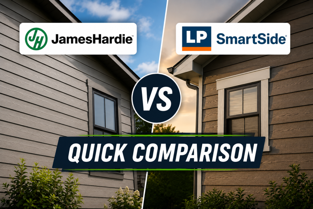 James Hardie vs LP SmartSide