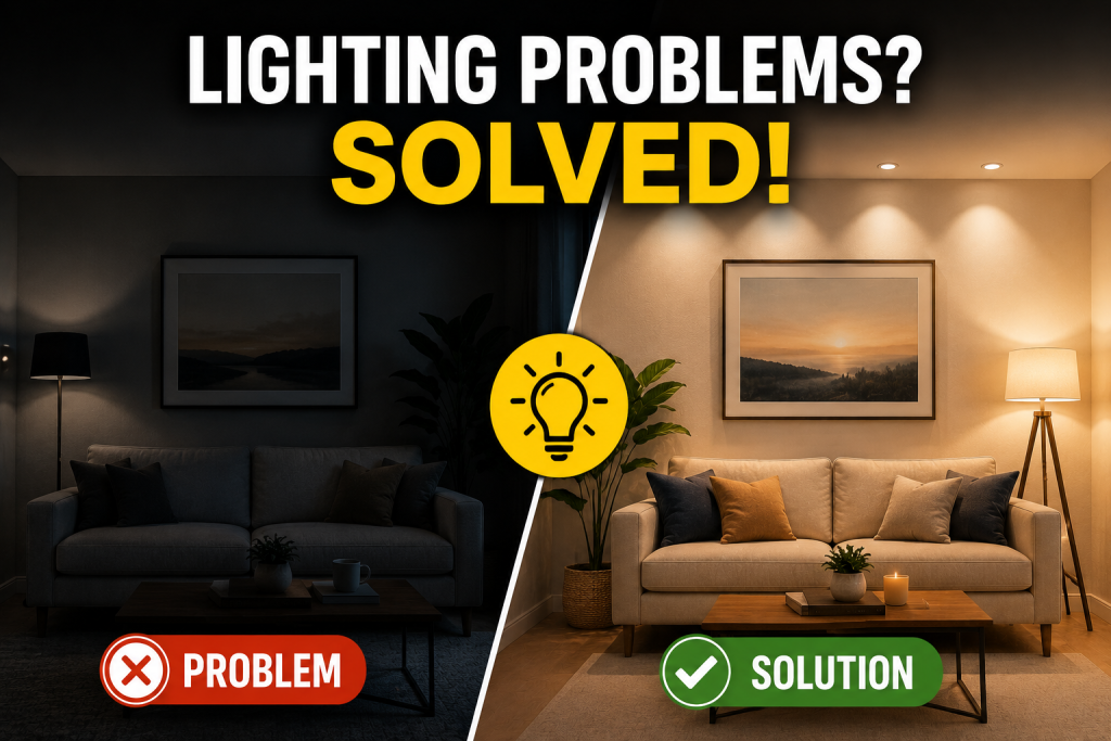 Lighting Problem and Solution Tips for Homeowners