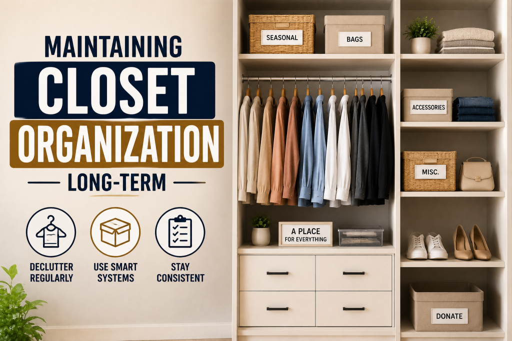 Maintaining Closet Organization Long-Term