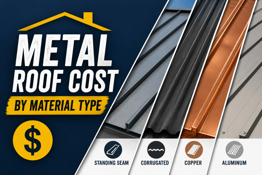 Metal Roof Cost by Material Type