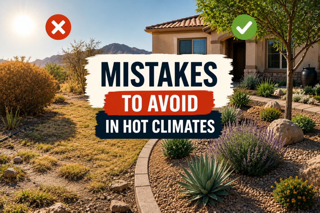 Mistakes to Avoid When Landscaping in Hot Climates