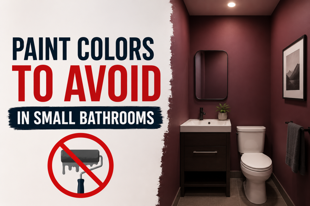 Paint Colors to Avoid in Small Bathrooms