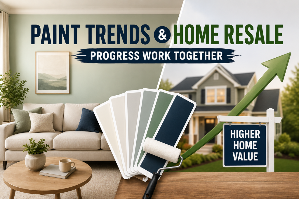 Paint Trends and Home Resale Progress Work Together