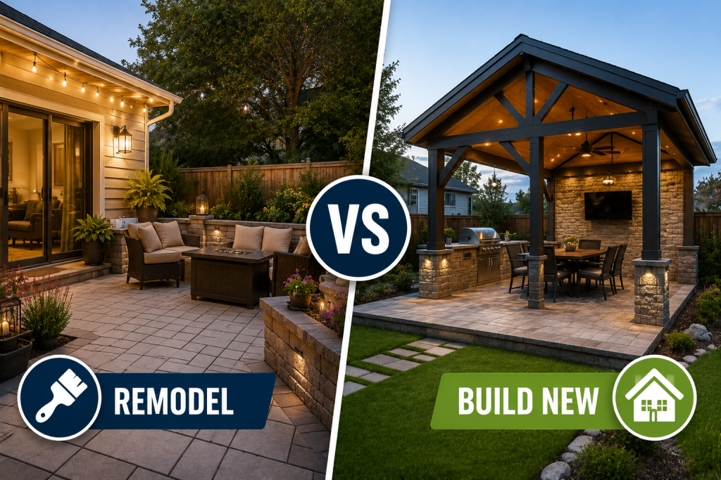 Patio Remodeling vs Building New