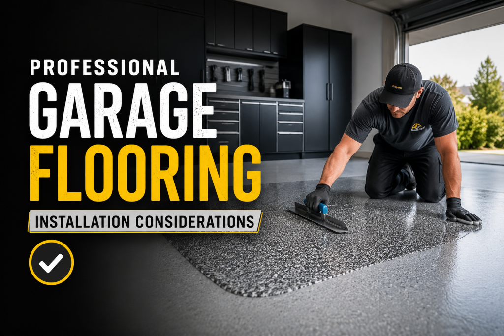 Professional Garage Flooring Installation Considerations