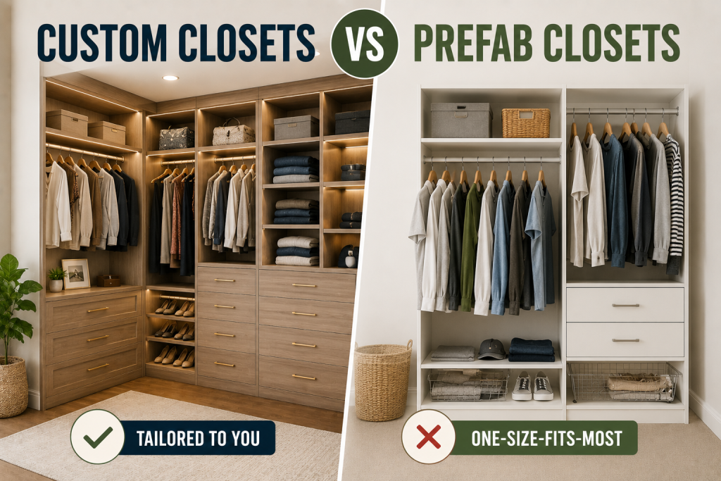 Understanding Custom Closets vs Prefab Closets