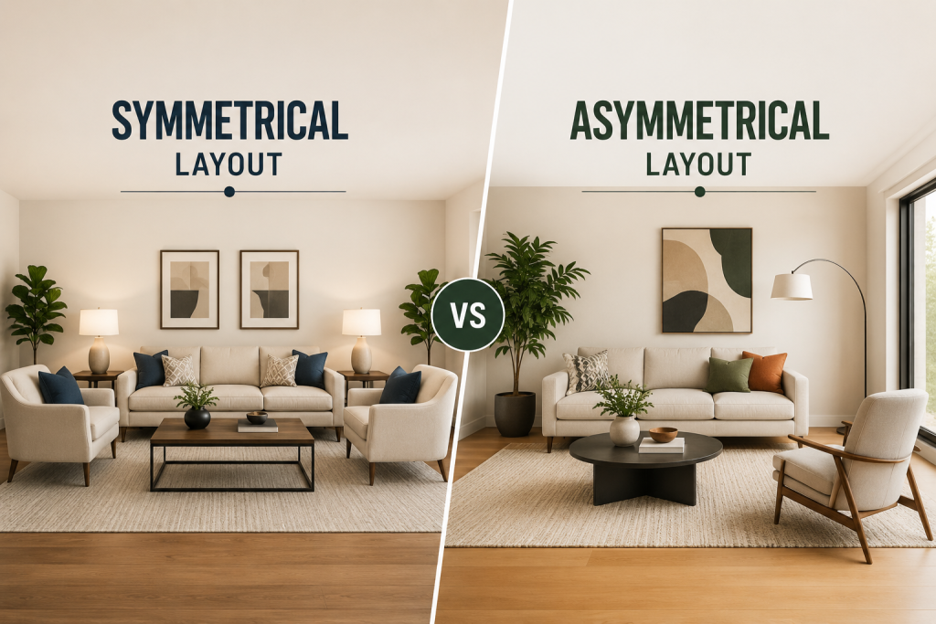 Understanding Symmetrical vs Asymmetrical Furniture Layout