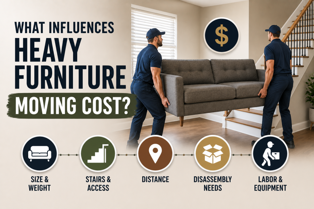 What Influences Heavy Furniture Moving Cost