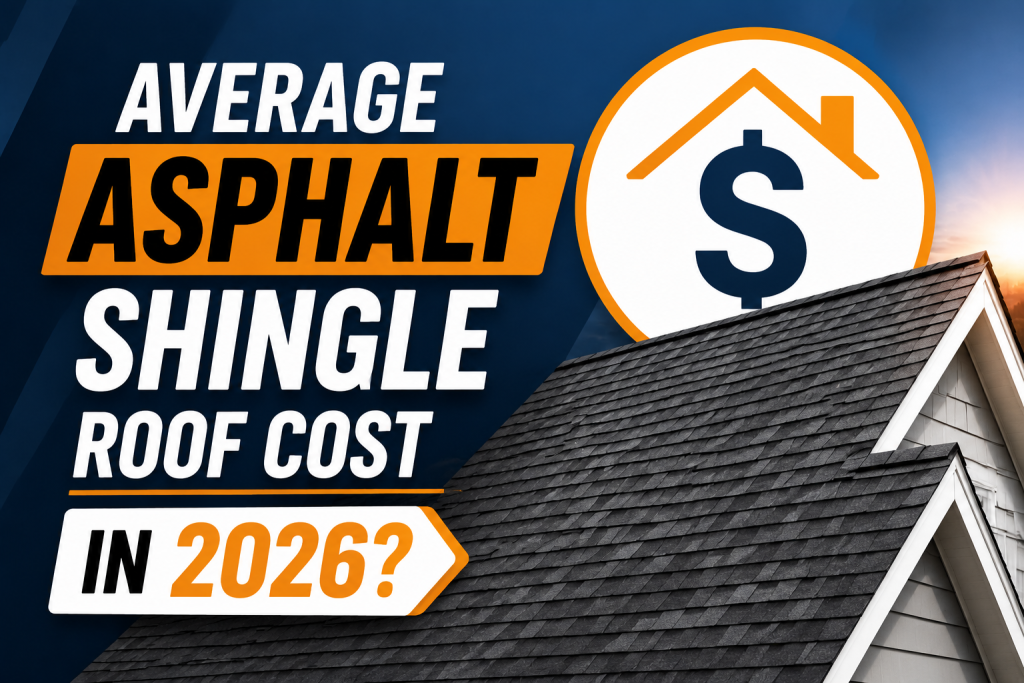 What Is the Average Asphalt Shingle Roof Cost in 2026?