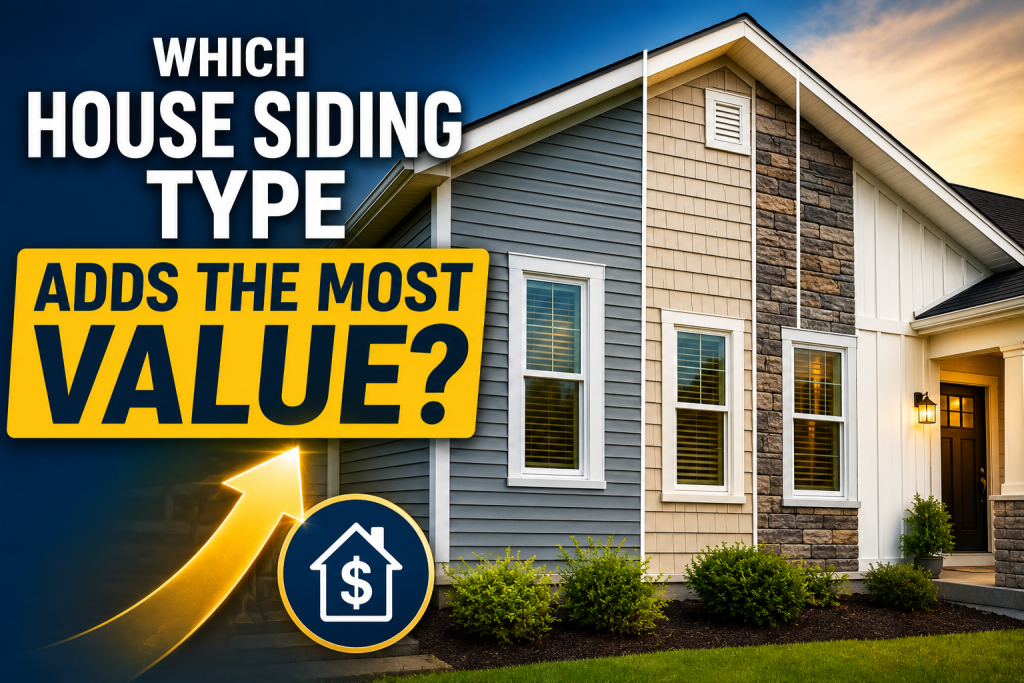 Which House Siding Type Adds the Most Value