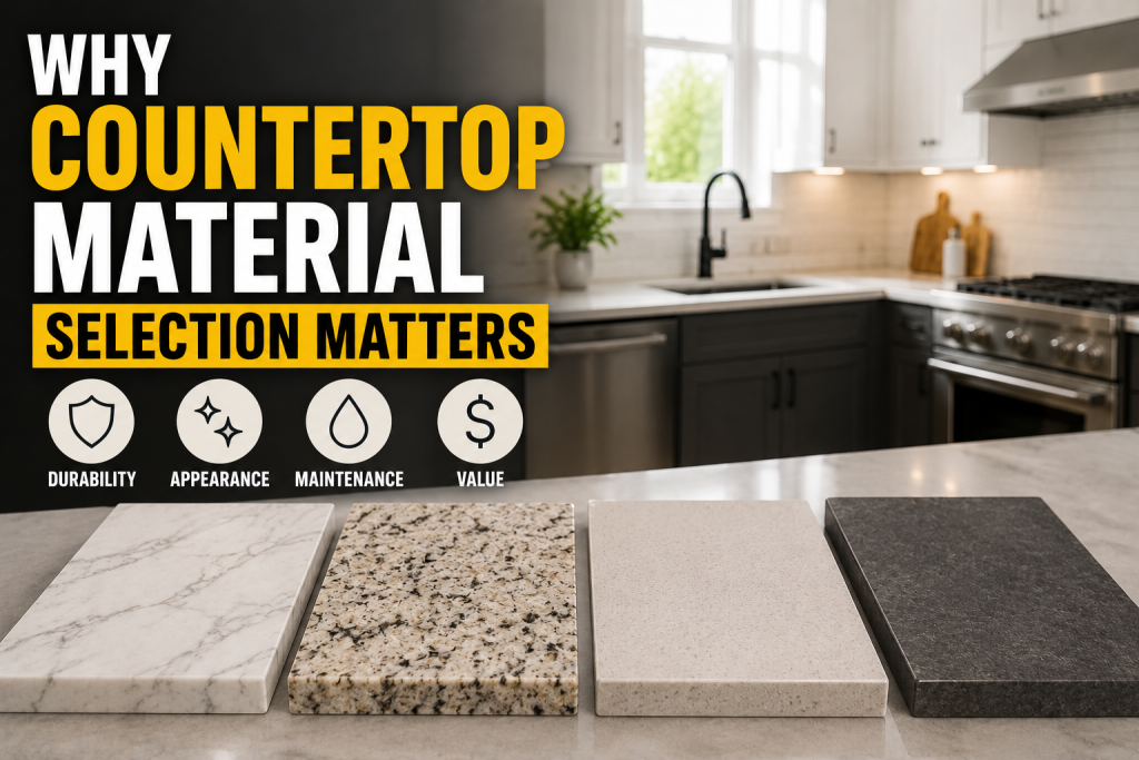Why Countertop Material Selection Matters