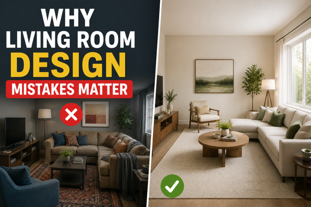 Why Living Room Design Mistakes Matter
