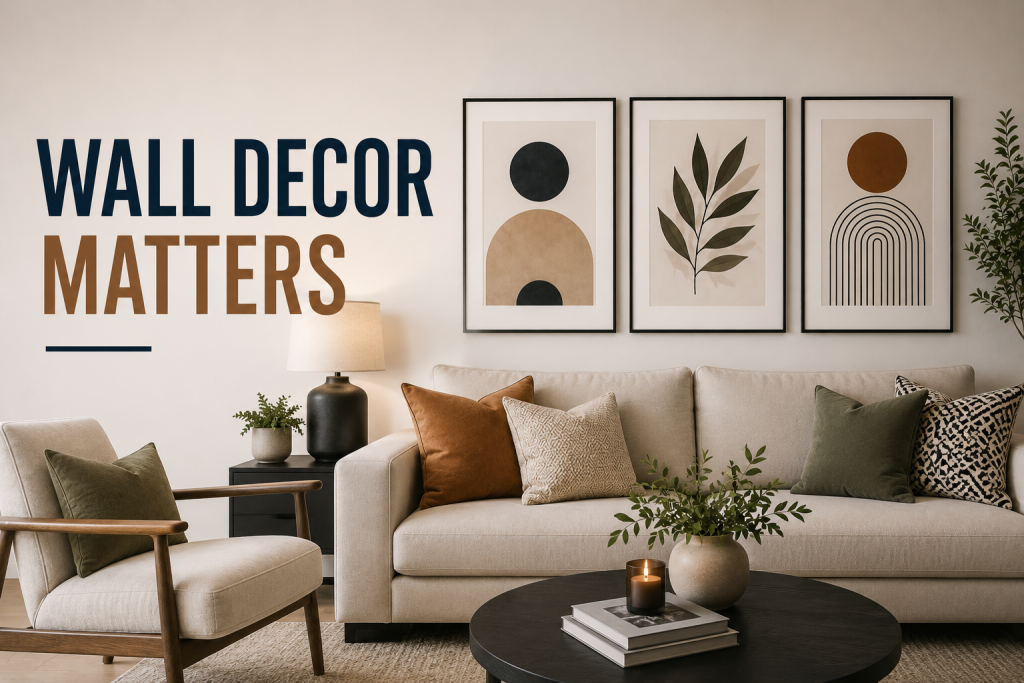 Why Wall Decor Matters in Modern Living Rooms
