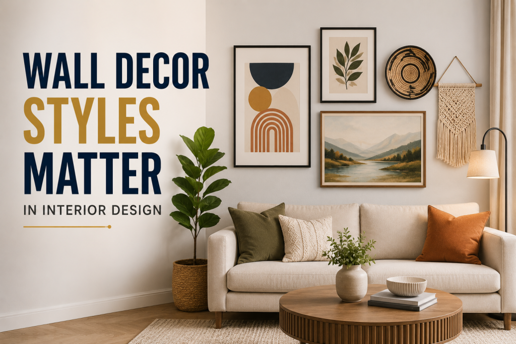 Why Wall Decor Styles Matter in Interior Design