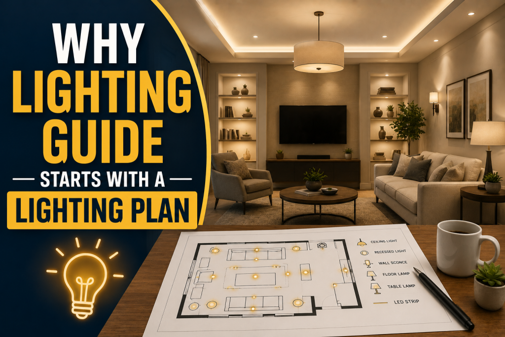 Why the Home Lighting Guide Starts With a Lighting Plan