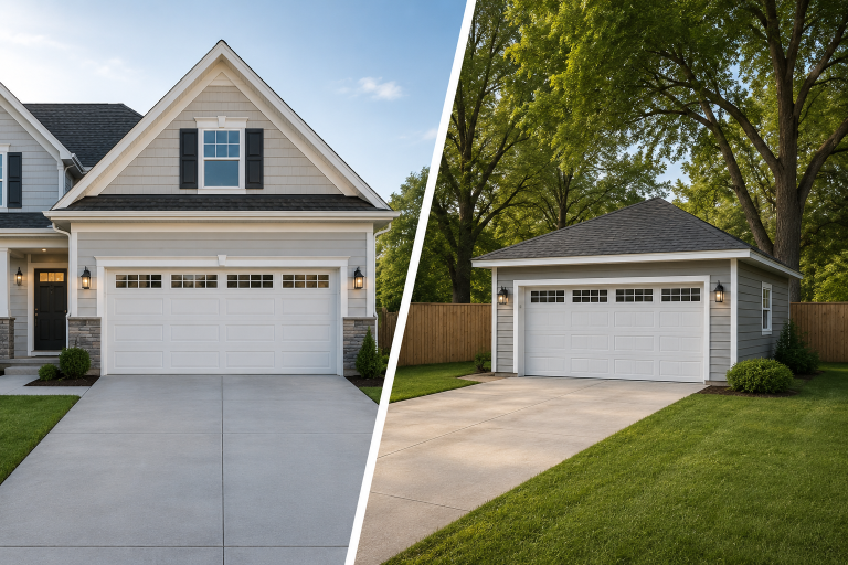 attached vs detached garage