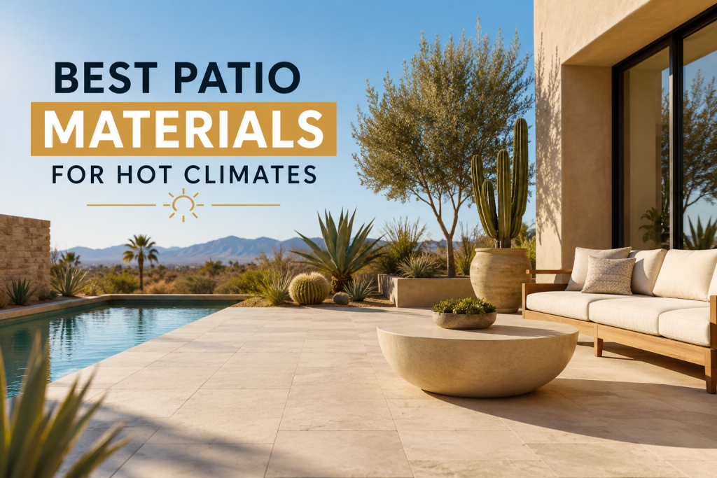 best patio materials