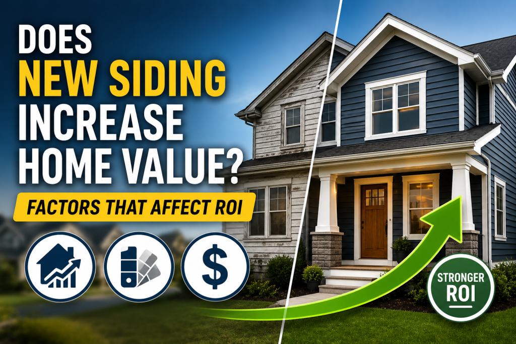 does new siding increase home value
