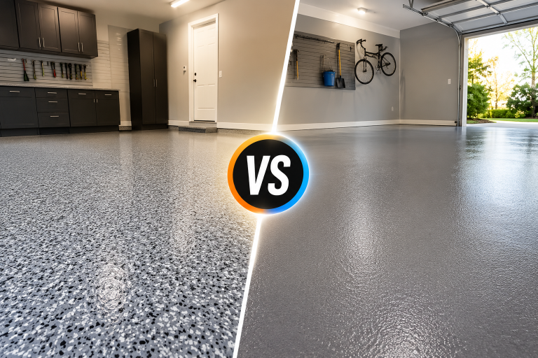 epoxy vs polyaspartic garage floor