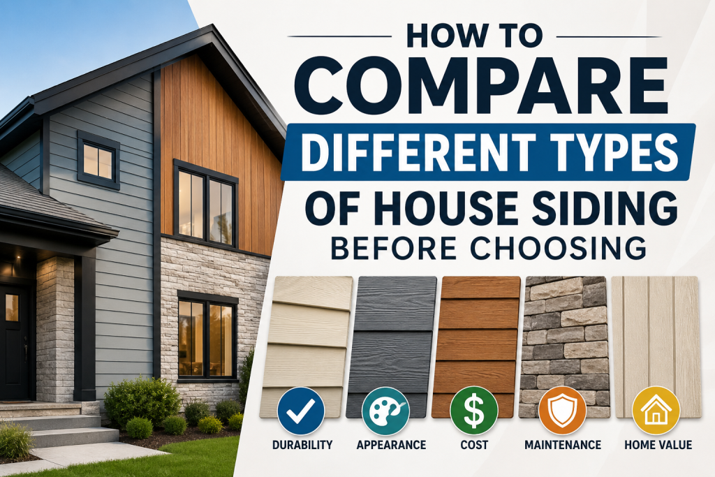 types of house siding