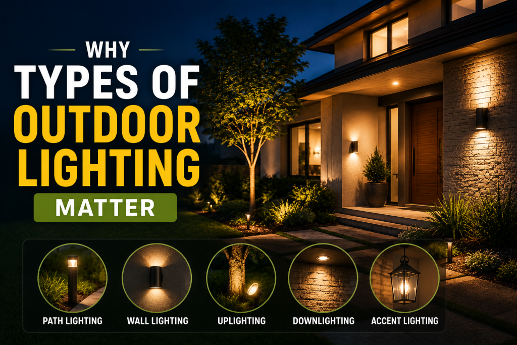 types of outdoor lighting